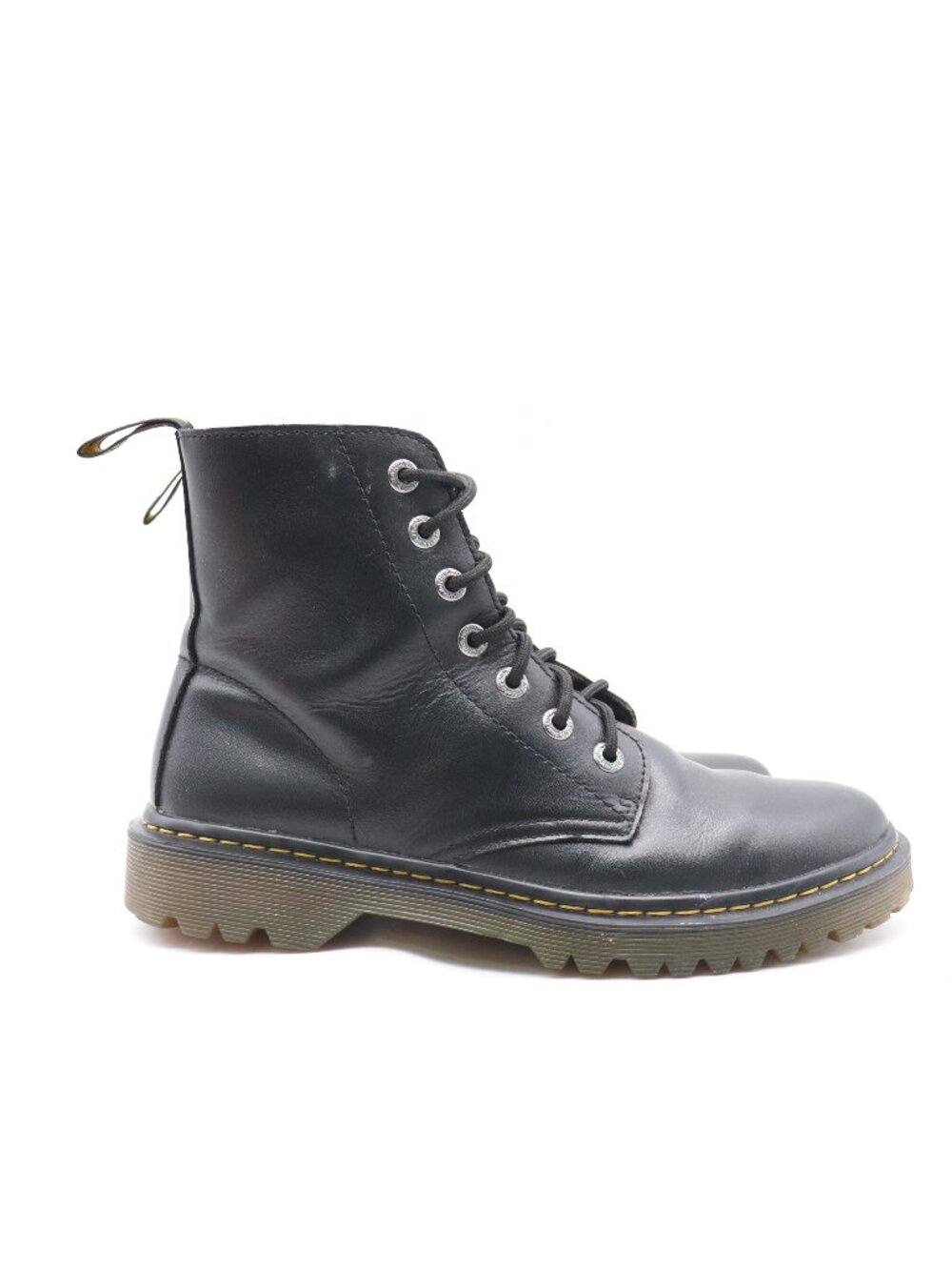 Doc Dr. Martens Luana Women's Size 10 Black Leather Lace Up Boots